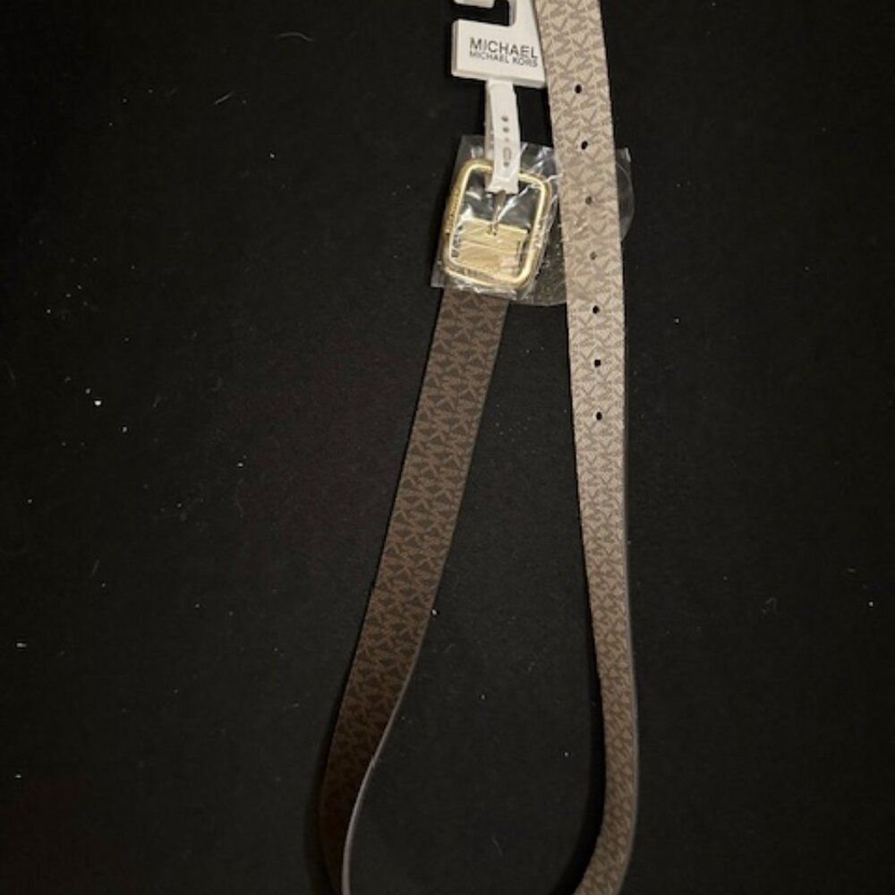 Michael Kors MK Signature monogram Belt 7234 Small 36" new